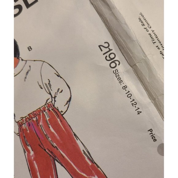 Kwik Sew 2196 Vintage Childs Rain & Ski Pants Bibs Pattern Size 8-10-12-14 - Picture 3 of 6